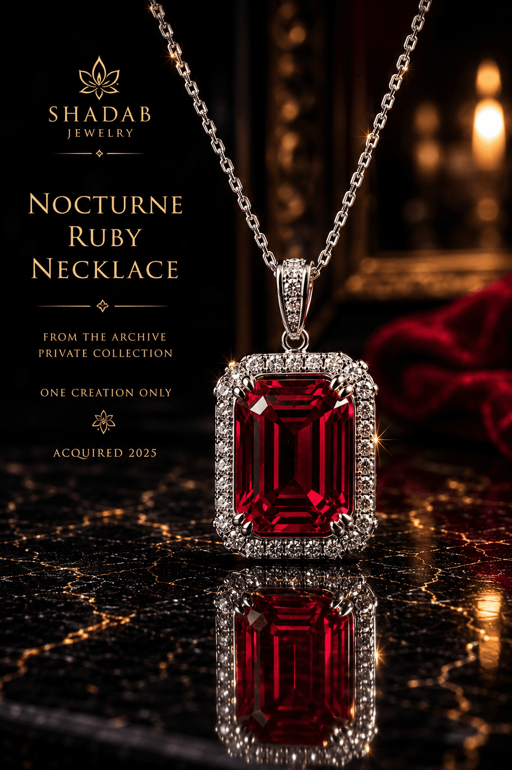 Nocturne Emerald Necklace